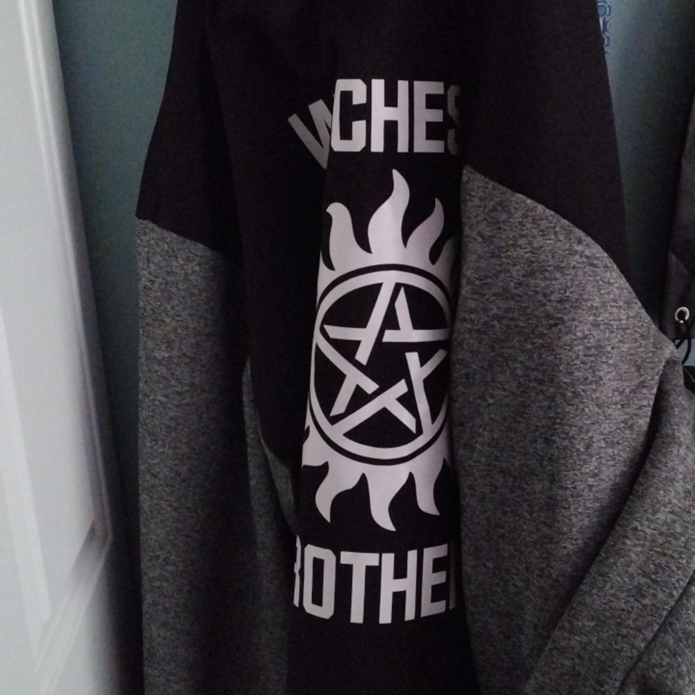 Winchester Brothers hoodie/jacket. Great for winter and late fall months.